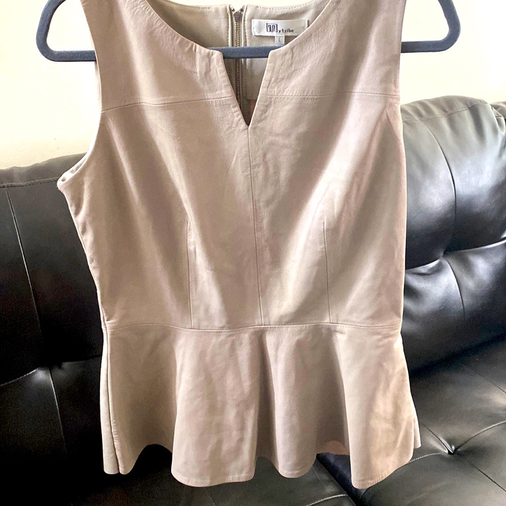 Leather top from Tribe